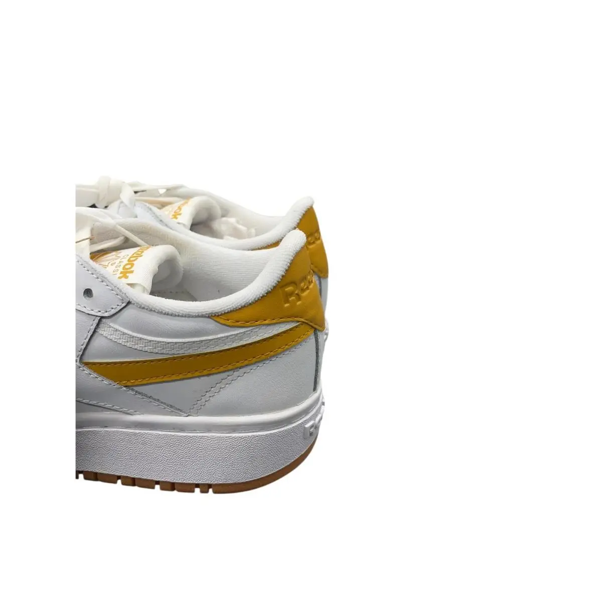 Reebok shoes - Club C double - Club double - LIH98 - White/Bright Ochre/Gum (UPC: 195740722937) 4