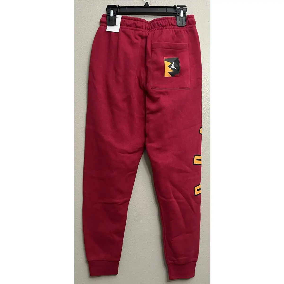 Nike clothing - Nike Air Jordan Flight MVP Fleece Jogger Pants - FB7027-619 - Cardinal Red (UPC: 196608172543) 3