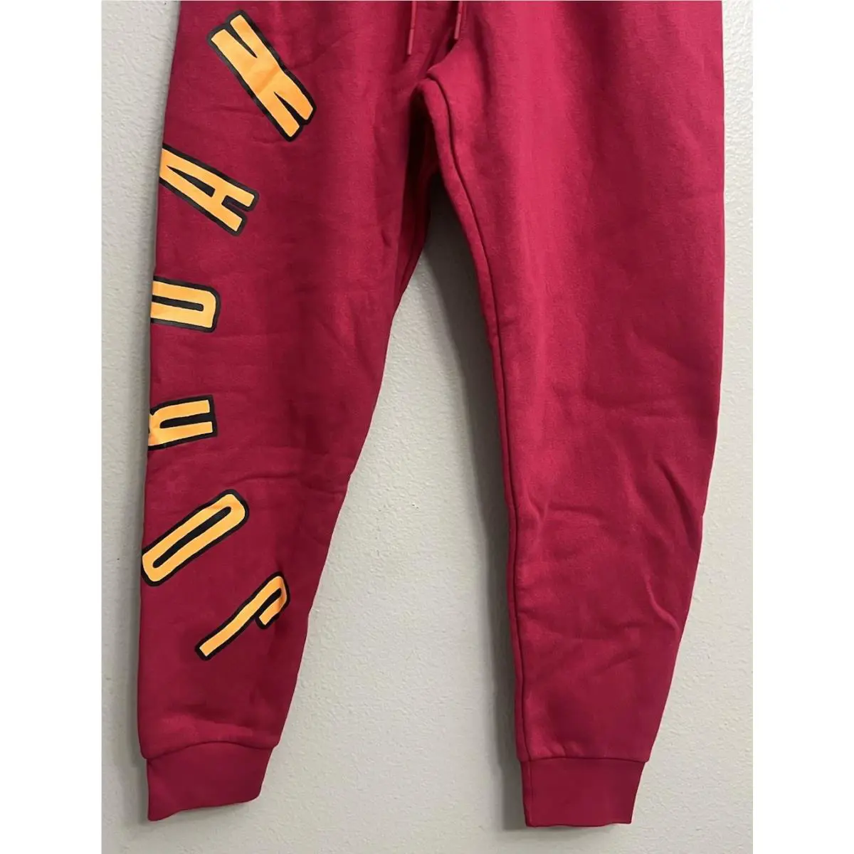 Nike clothing - Nike Air Jordan Flight MVP Fleece Jogger Pants - FB7027-619 - Cardinal Red (UPC: 196608172543) 2