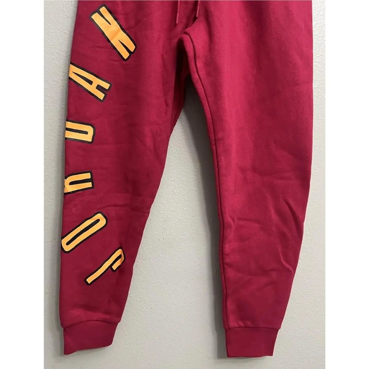 Nike clothing - Nike Air Jordan Flight MVP Fleece Jogger Pants - FB7027-619 - Cardinal Red (UPC: 196608172574) 2