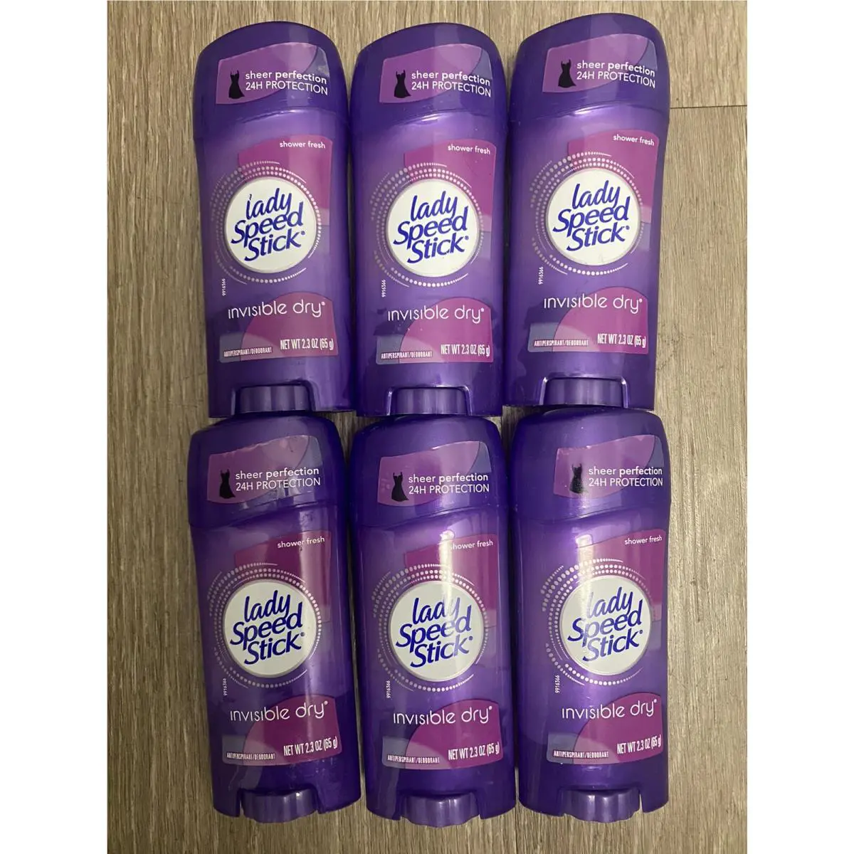 6 Pack Lady  Invisible Dry Anti-perspirant Deodorant Shower Fresh by Speed Stick