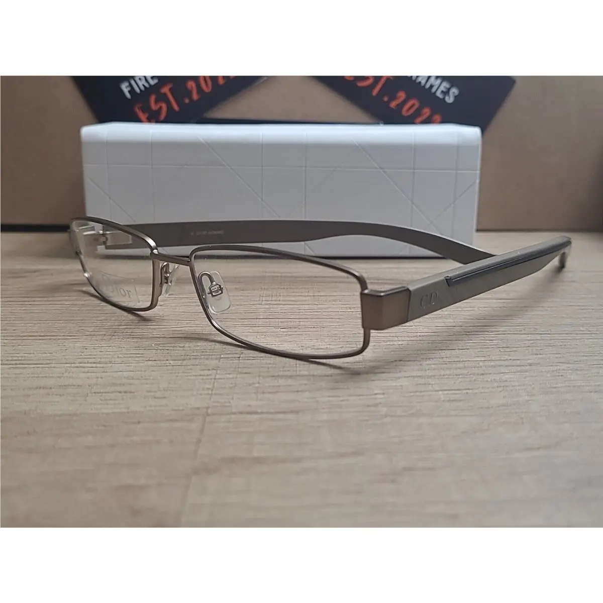 Dior Homme 0117 Doj Full Rim Rectangle Eyeglasses Frames 51-15-140