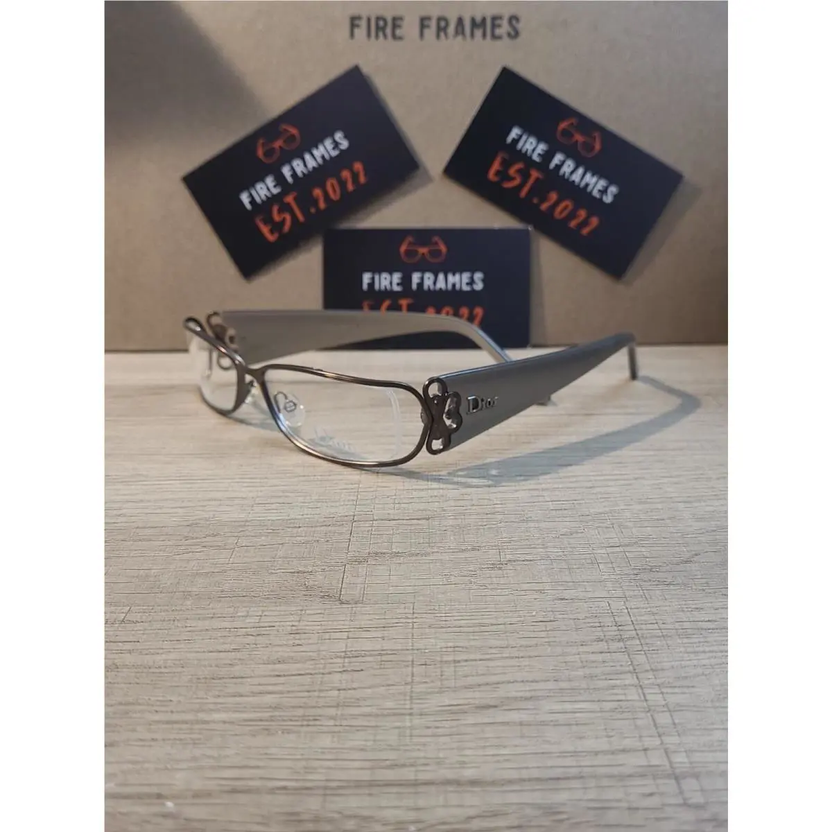 Christian Dior CD 3709 Tsw Vintage Eyeglasses Frames Made IN Italy 53-15-135
