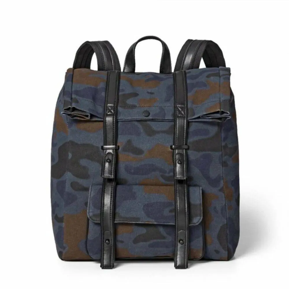 Women`s Blue  For Target Camo Canvas Backpack by Phillip Lim