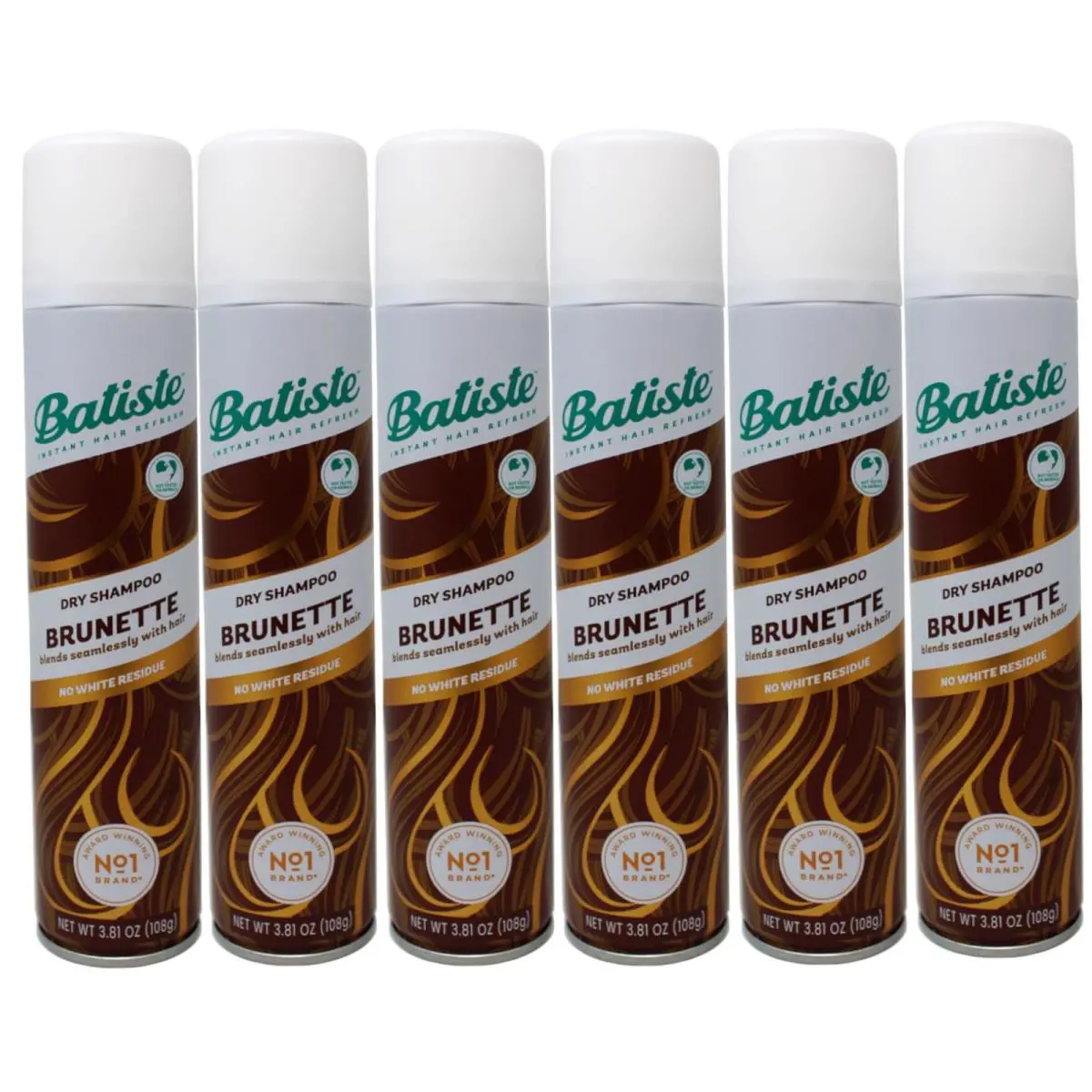 Shampoo Dry Medium Brunette 6.73 Ounce 199ml 6 Pack by Batiste