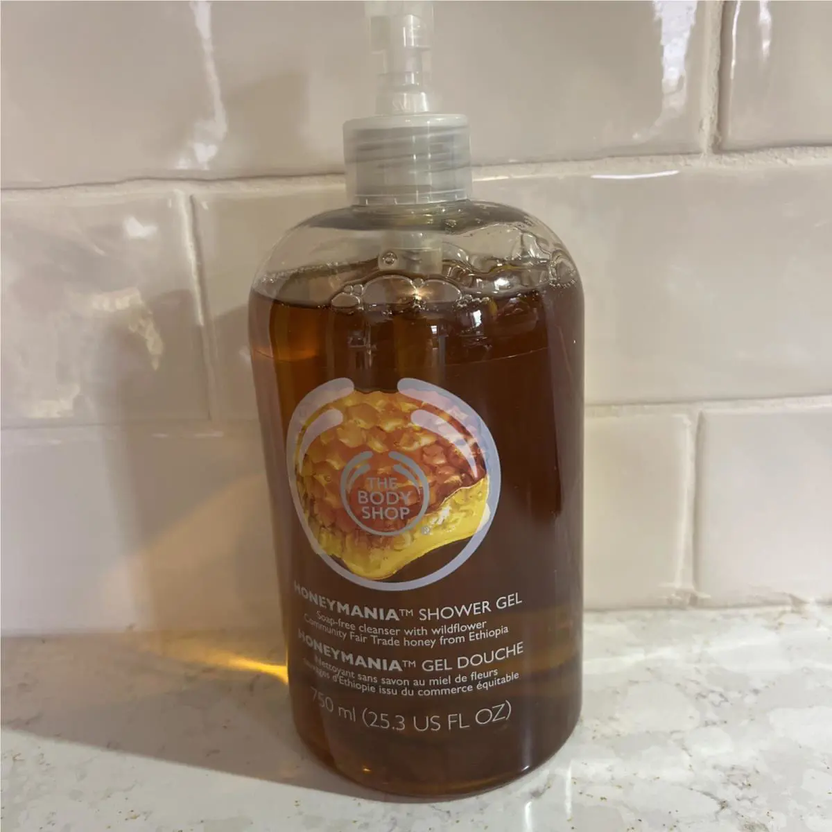 The Body Shop Honeymania Shower Gel Jumbo 25.3 Fl. oz/750 mL by THE BODY SHOP