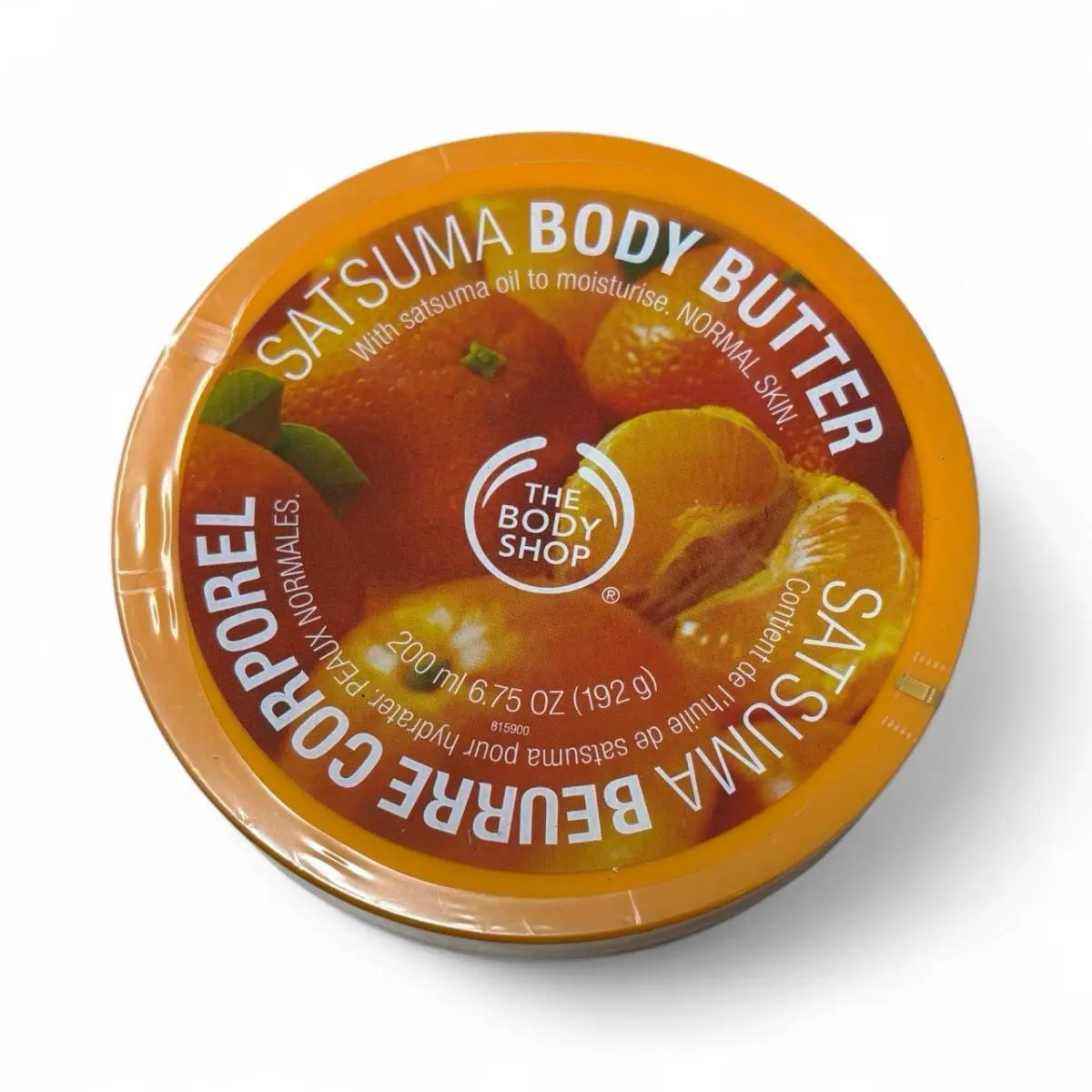 The Body Shop Satsuma Body Butter Hydration Normal Skin 6.75 OZ Vtg Formula