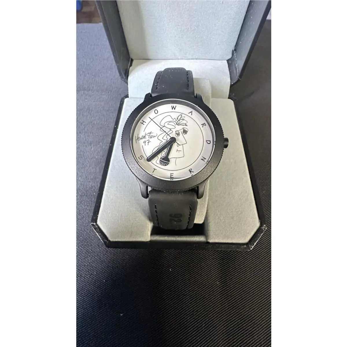 Guess Howard Stern Watch 97 “ Face “ Very Rare 92.3 K-rock Wristnand