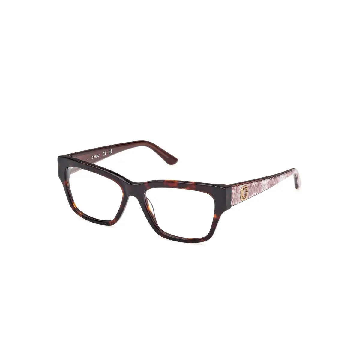 Guess GU 50126 Dark Havana / Animal/monocolor 052 Size 53 Eyeglasses