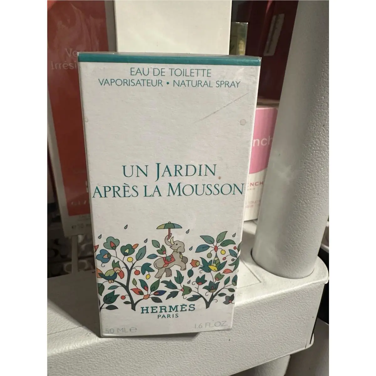 Un Jardin Apres la Mousson by Hermes Eau De Toilette 1.6oz/50ml - Rare