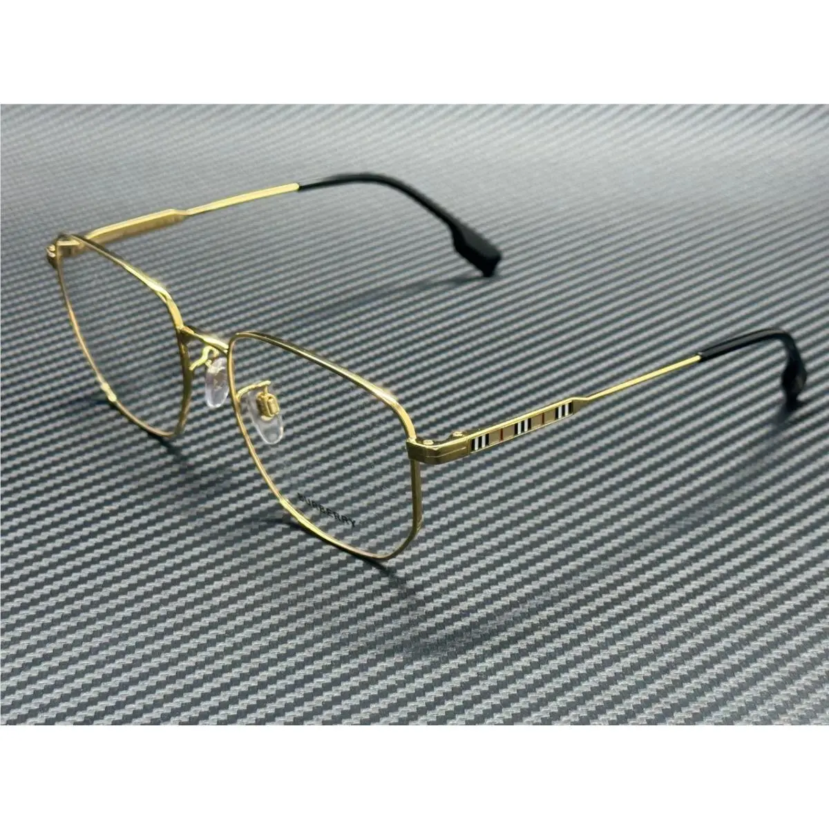 Burberry BE1352D 1017 Gold Men`s 56 mm Eyeglasses