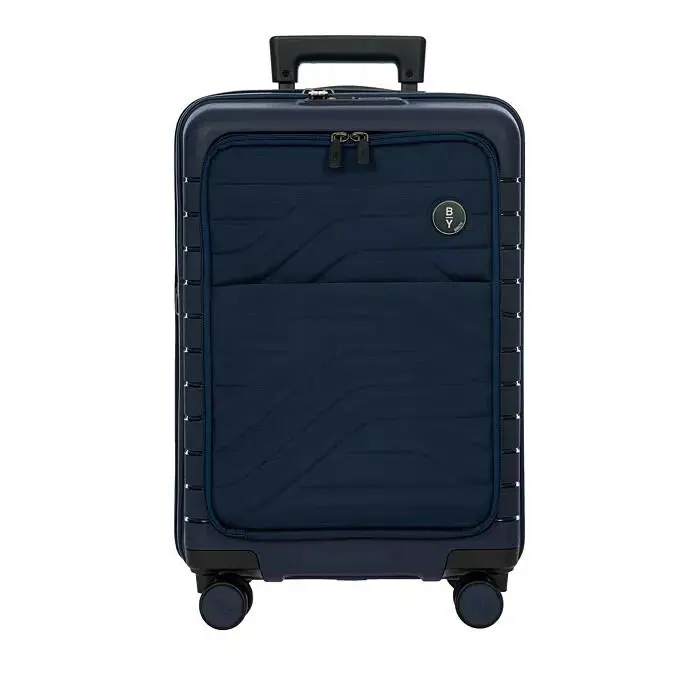 Bric`s Bric`s 21`` Carry On Spinner Suitcase By Ulisse Ocean Blue Expandable B1009 by Bric's