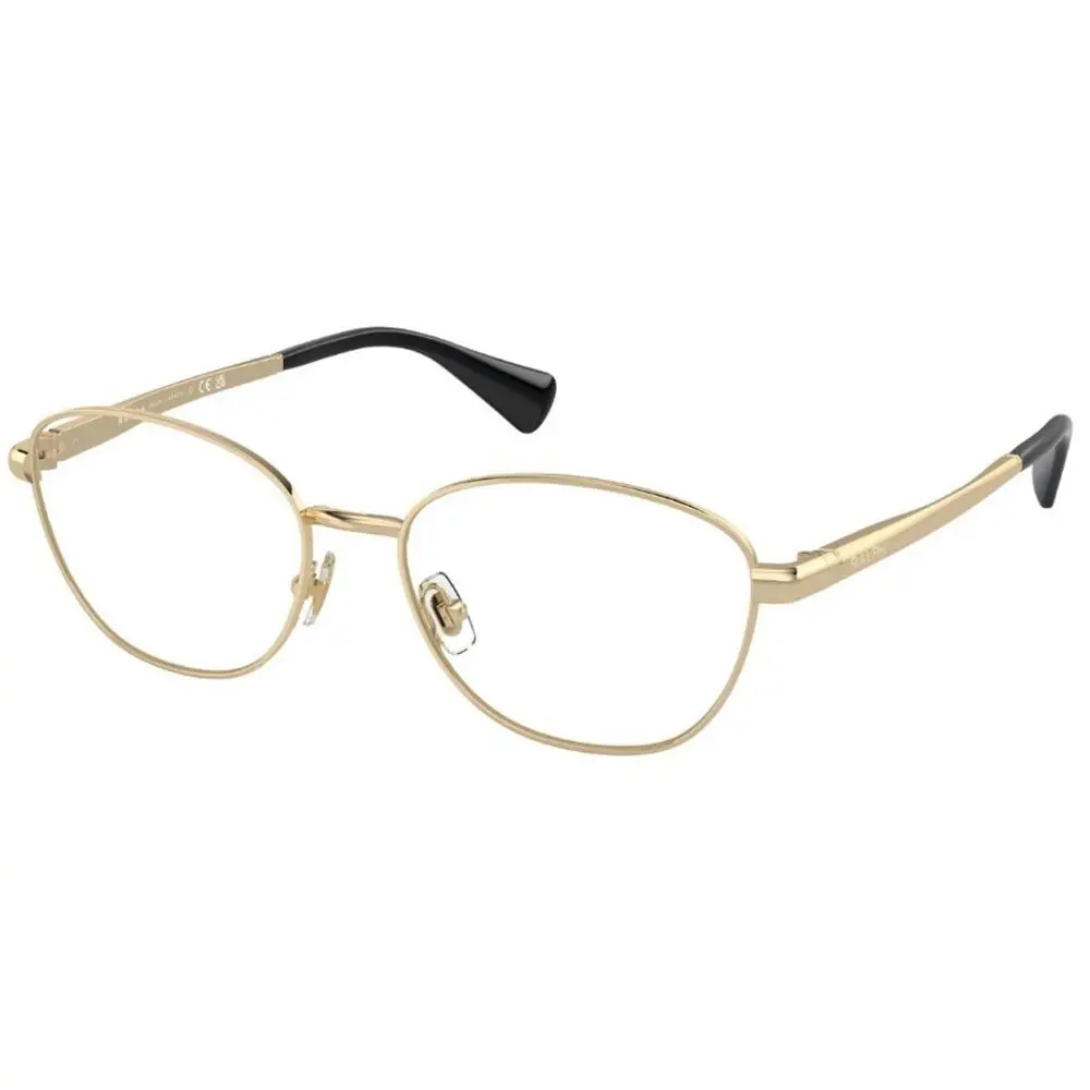 Ralph Lauren Eyeglasses RA6057 9004 Glasses Shiny Pale Gold Metal 52mm