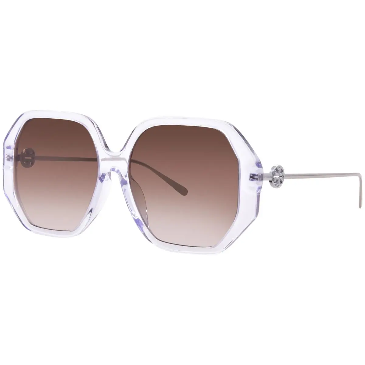 Tory Burch TY7204D 197913 Sunglasses Women`s Clear/brown Gradient 57mm