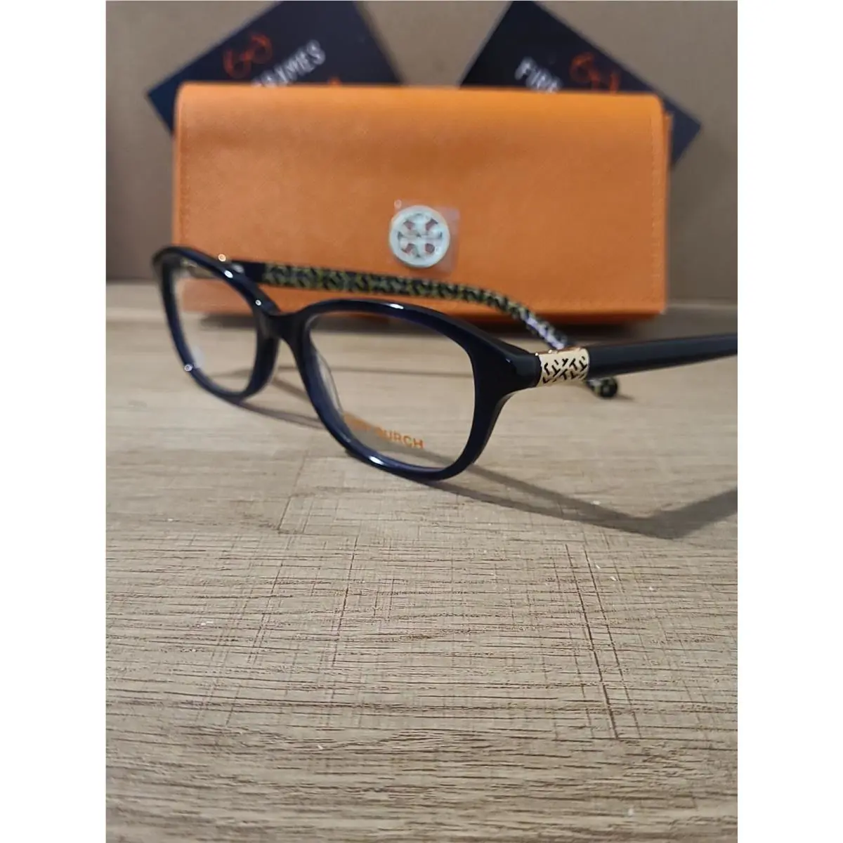 Tory Burch TY 2042 1304 Navy Blue Eyeglasses Frames Rx-able 53-17-135