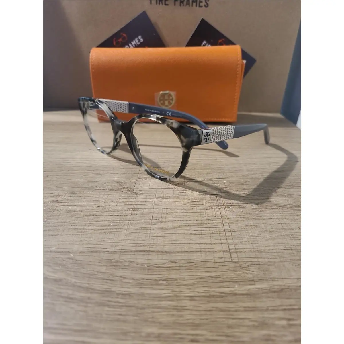 Tory Burch TY 2050Q 1367 Grey Tortoise/silver Rare Eyeglasses Frames 49-20-135