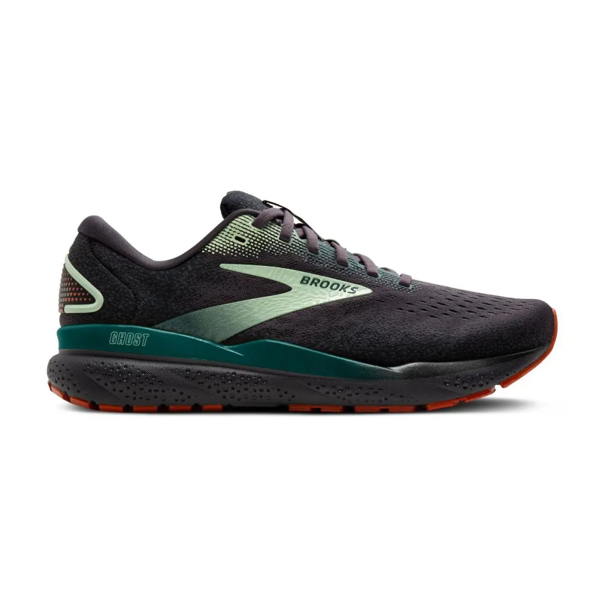 Brooks Ghost 16 110418-1D-038 Sneaker Men Blackened Pearl Athletic Running Shoes - Black