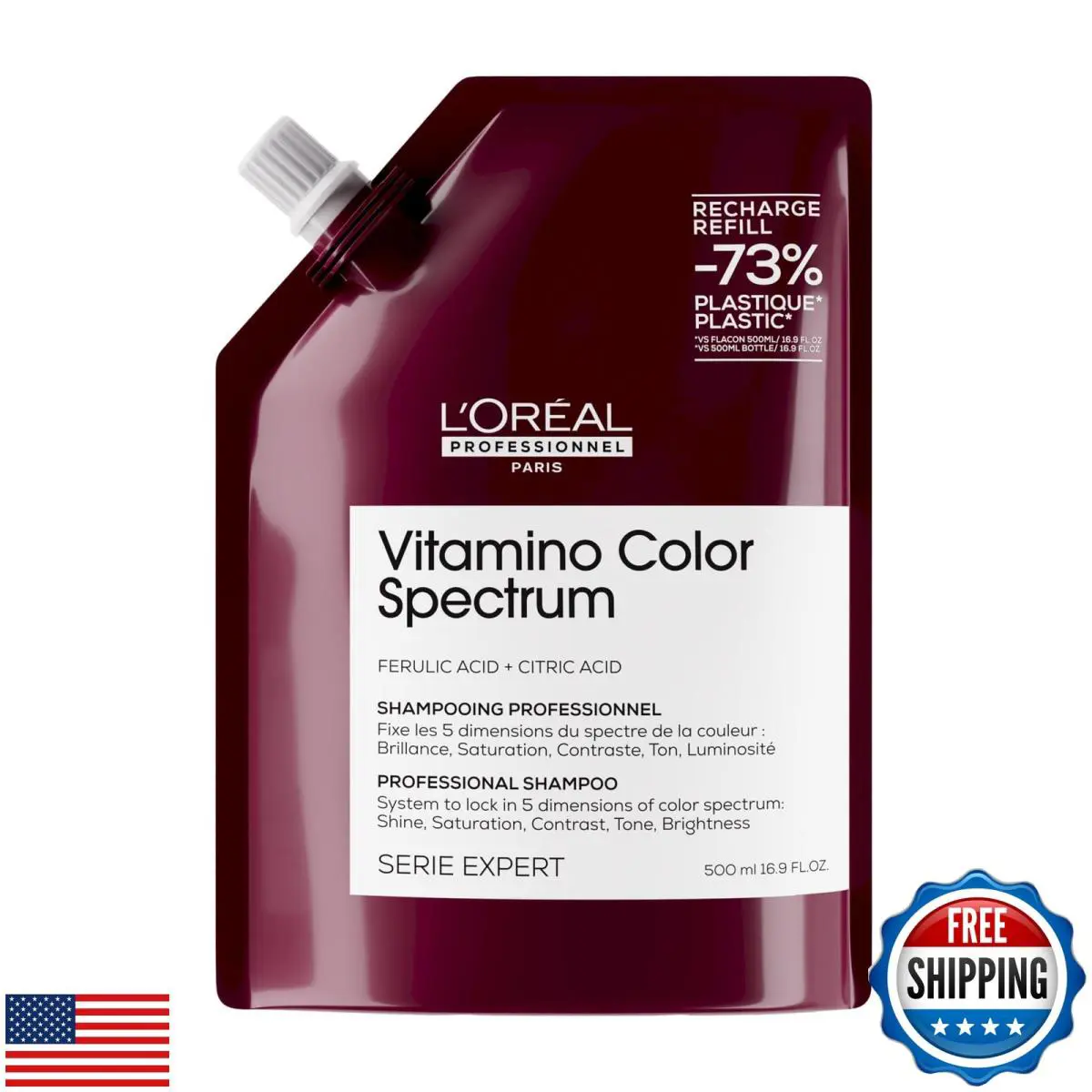 L`oréal Professionnel Paris Vitamino Color Spectrum Shampoo - Locks In Day 1