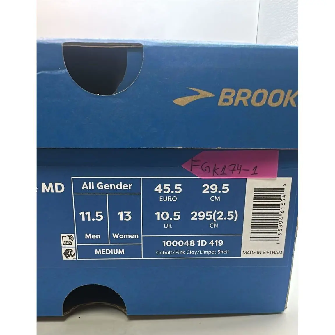 Brooks shoes - Brooks Hyperion - Hyperion - 1000481D419 - Cobalt/Pink Clay (UPC: 195394616545) 6