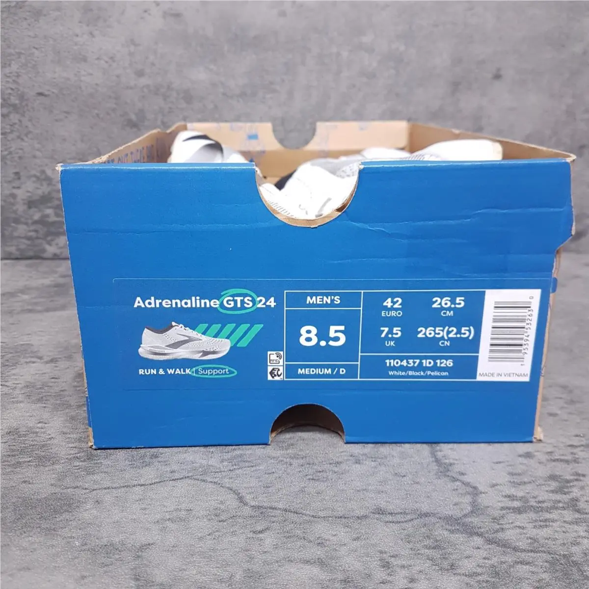 Brooks shoes - Brooks Adrenaline GTS 24 - Adrenaline GTS - 110437-1D-126 - White 5