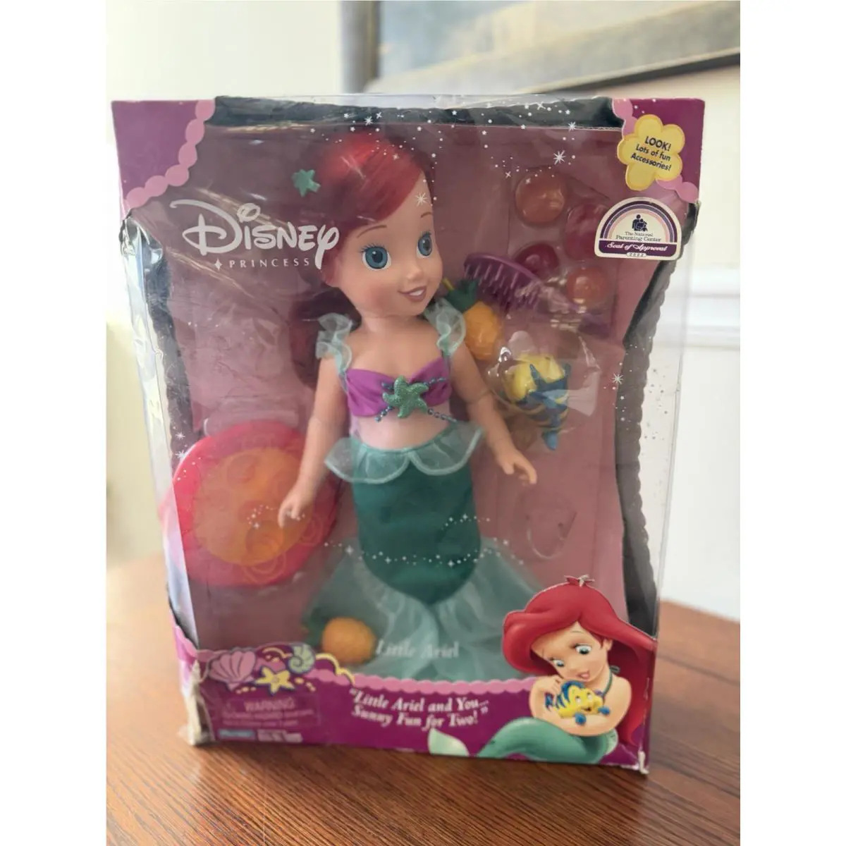 Vintage Disney Princess Little Ariel Doll Accessories Set Box Damage