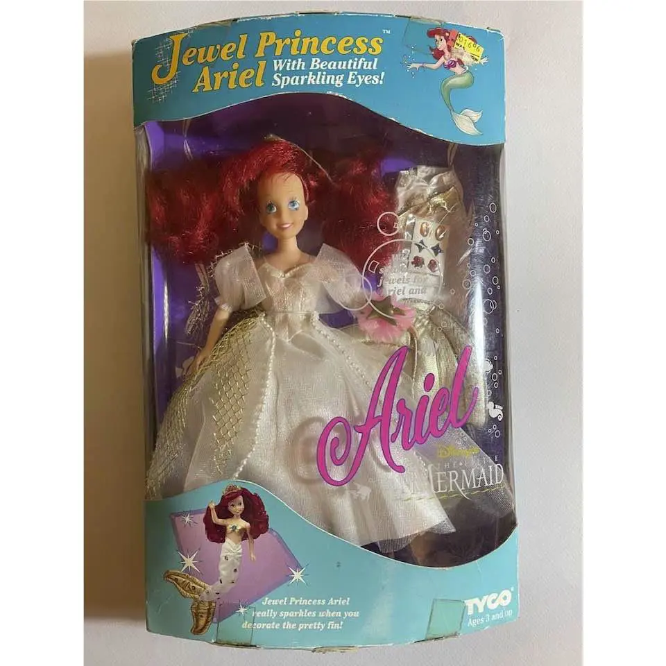 Disney`s Jewel Princess Ariel Doll + Accessories
