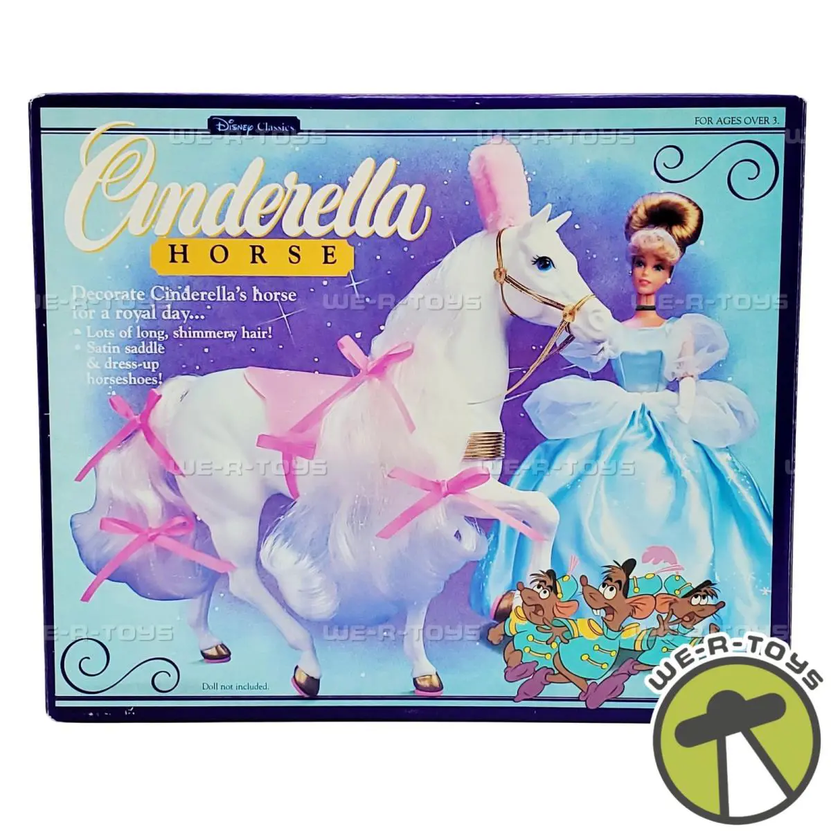 Disney Classics Cinderella Horse Doll with Accessories 1991 Mattel 1628