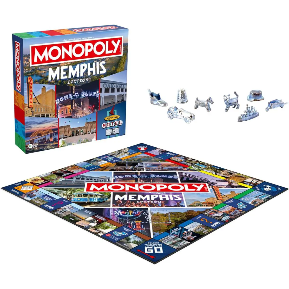 Monopoly Memphis TN Edition Board Game 2-6 Players Family Board Games Gift