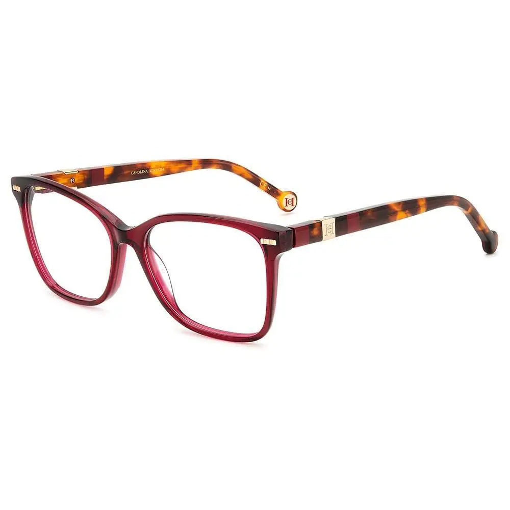 Carolina Herrera Women`s Cat-eye 54mm Eyeglasses Frames Burgundy Havana HER0108