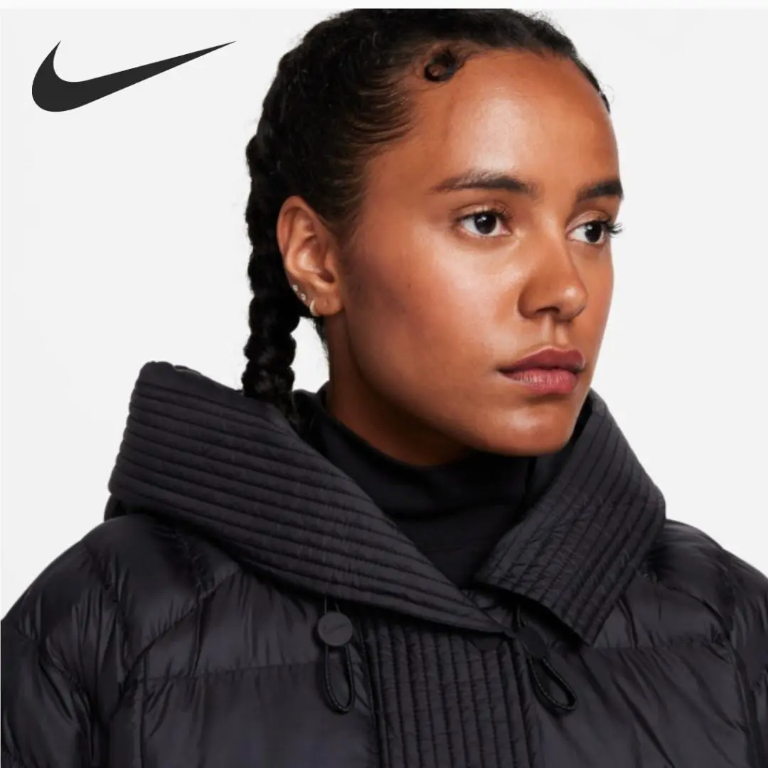 Nike clothing - Nike Sportswear Swoosh Puffer PrimaLoft Jacket - FB8729-010 - Black (UPC: 0196607991558) 1