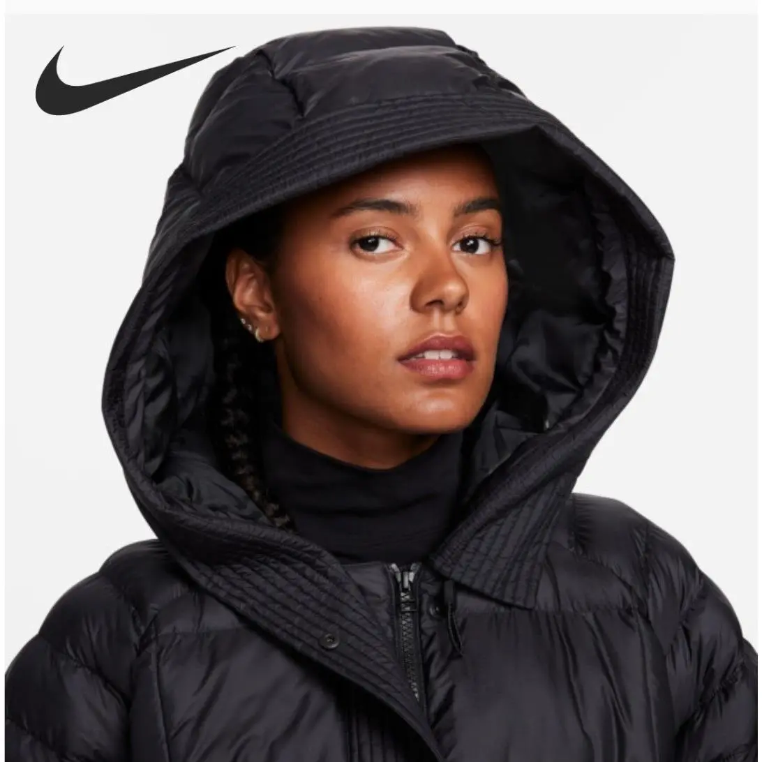 Nike clothing - Nike Sportswear Swoosh Puffer PrimaLoft Jacket - FB8729-010 - Black (UPC: 0196607991558) 2