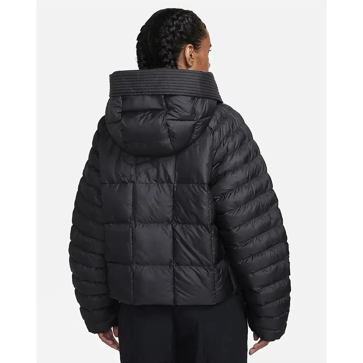 Nike clothing - Nike Sportswear Swoosh Puffer PrimaLoft Jacket - FB8729-010 - Black (UPC: 0196607991558) 0