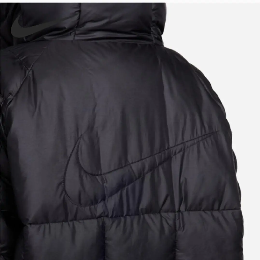 Nike clothing - Nike Sportswear Swoosh Puffer PrimaLoft Jacket - FB8729-010 - Black (UPC: 0196607991558) 5