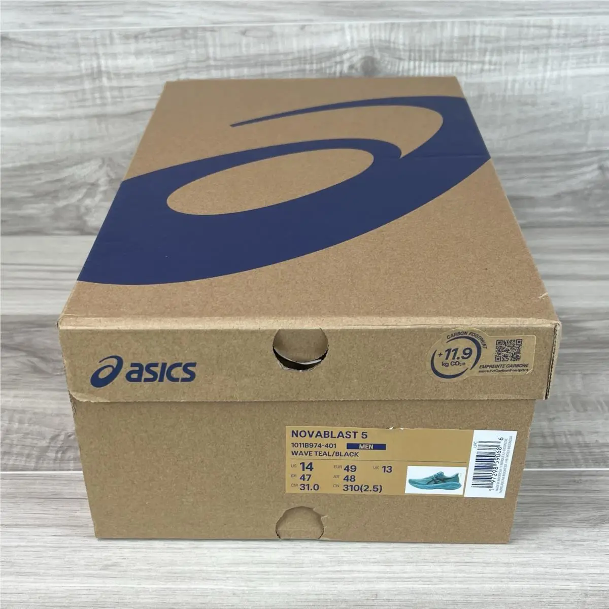 Asics shoes - ASICS Novablast 5 - Novablast - 1011B974-401 - Wave Teal/Black 7