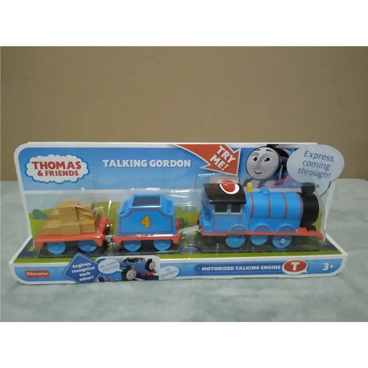 Thomas Friends Trackmaster Talking Gordon Train Engine Tender Motorized