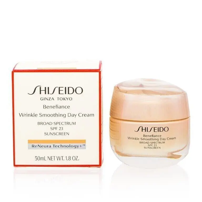 Shiseido Benefiance Wrinkle Smoothing Cream SPF23 50ml/ 1.8oz In Retail Box
