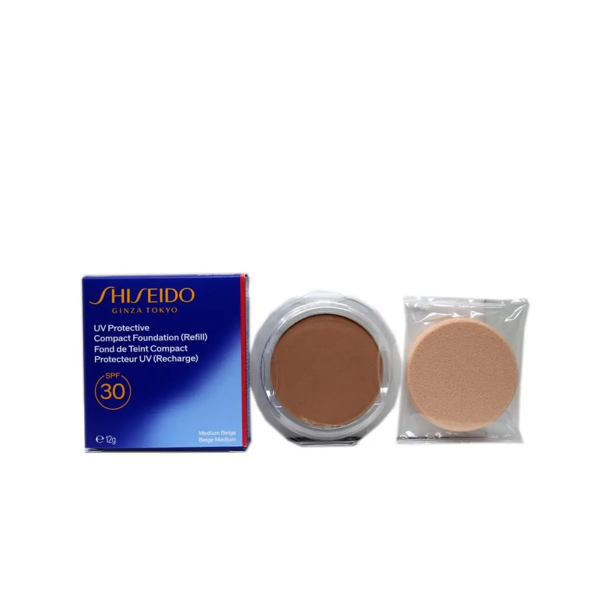 Shiseido UV Protective Compact Foundation Refill SPF30 12G Medium Beige