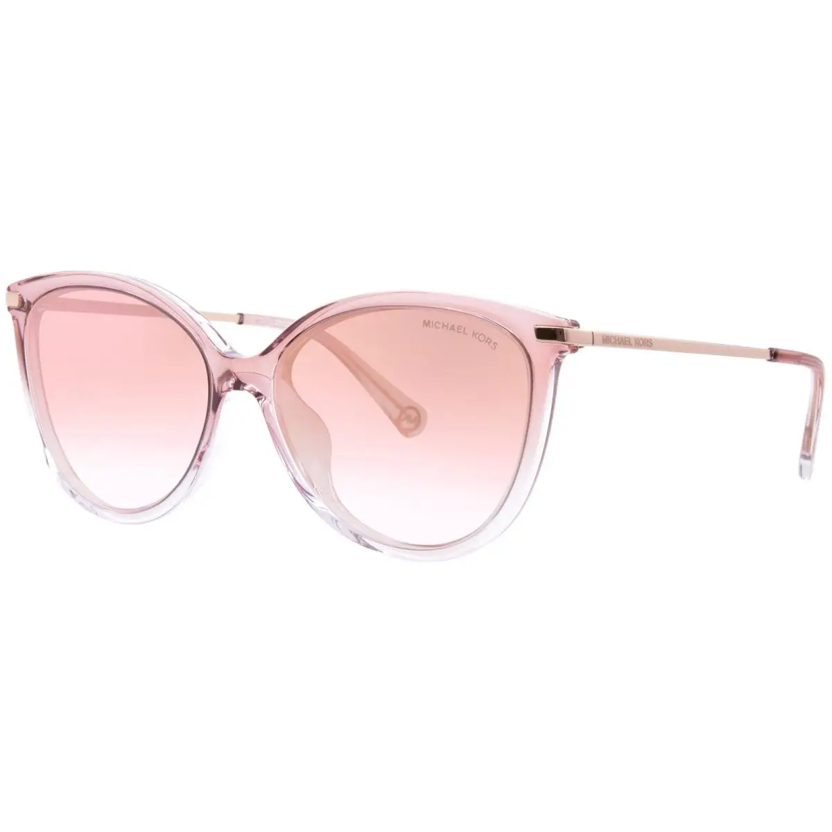 Michael Kors Dupont MK2184U 32556F Sunglasses Women`s Pink/clear/rose Gold 58mm - Frame: Pink, Lens: Pink