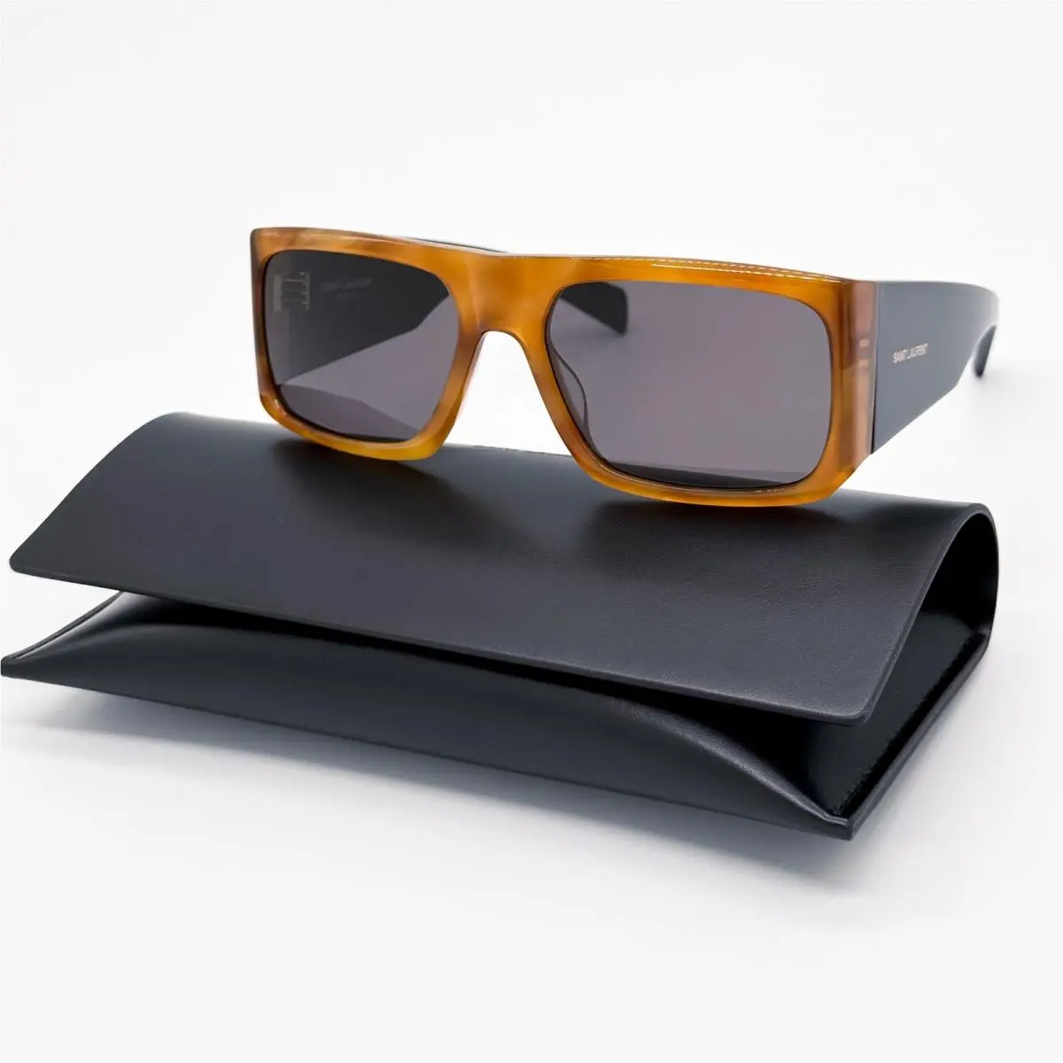 Saint Laurent SL635 Aceta 005 Sunglasses Unisex Havana SL635 005 Sunglasses by Yves Saint Laurent