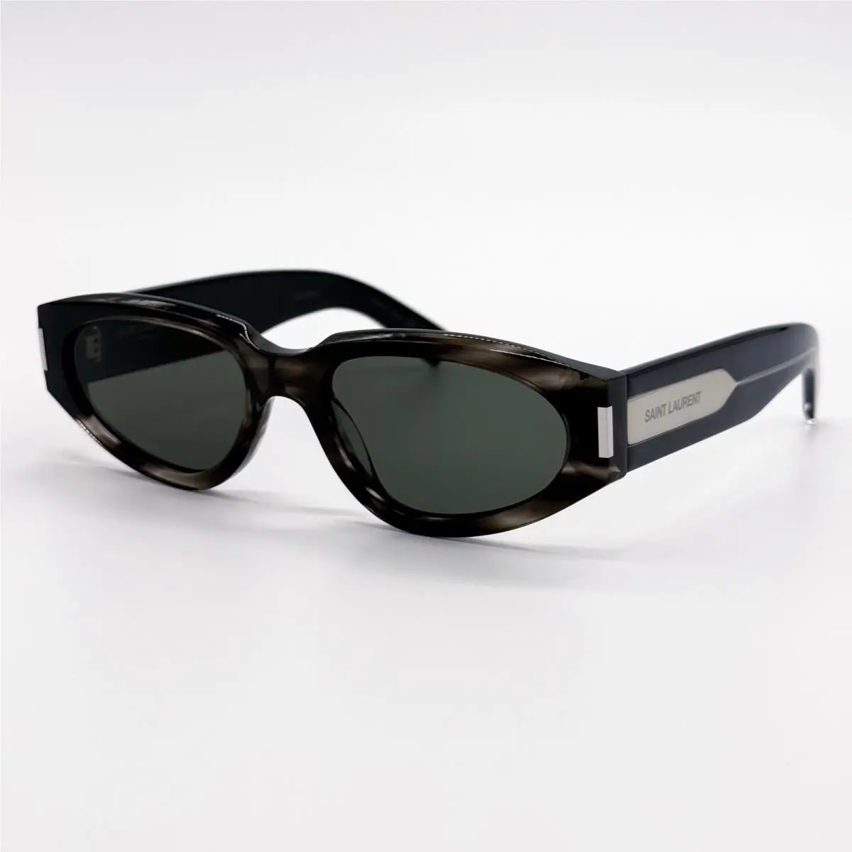 Saint Laurent SL618 004 Sunglasses Unisex Havana Grey Eyewear SL 618 004 by Yves Saint Laurent