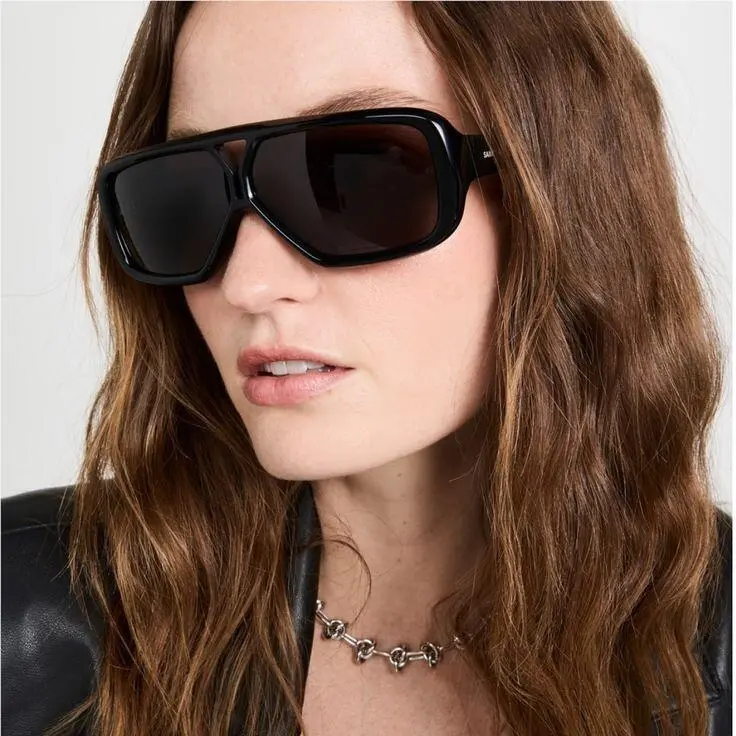 Saint Laurent SL 569Y 001 Black Women Sunglasses Saint Laurent SL569Y 001 by Yves Saint Laurent