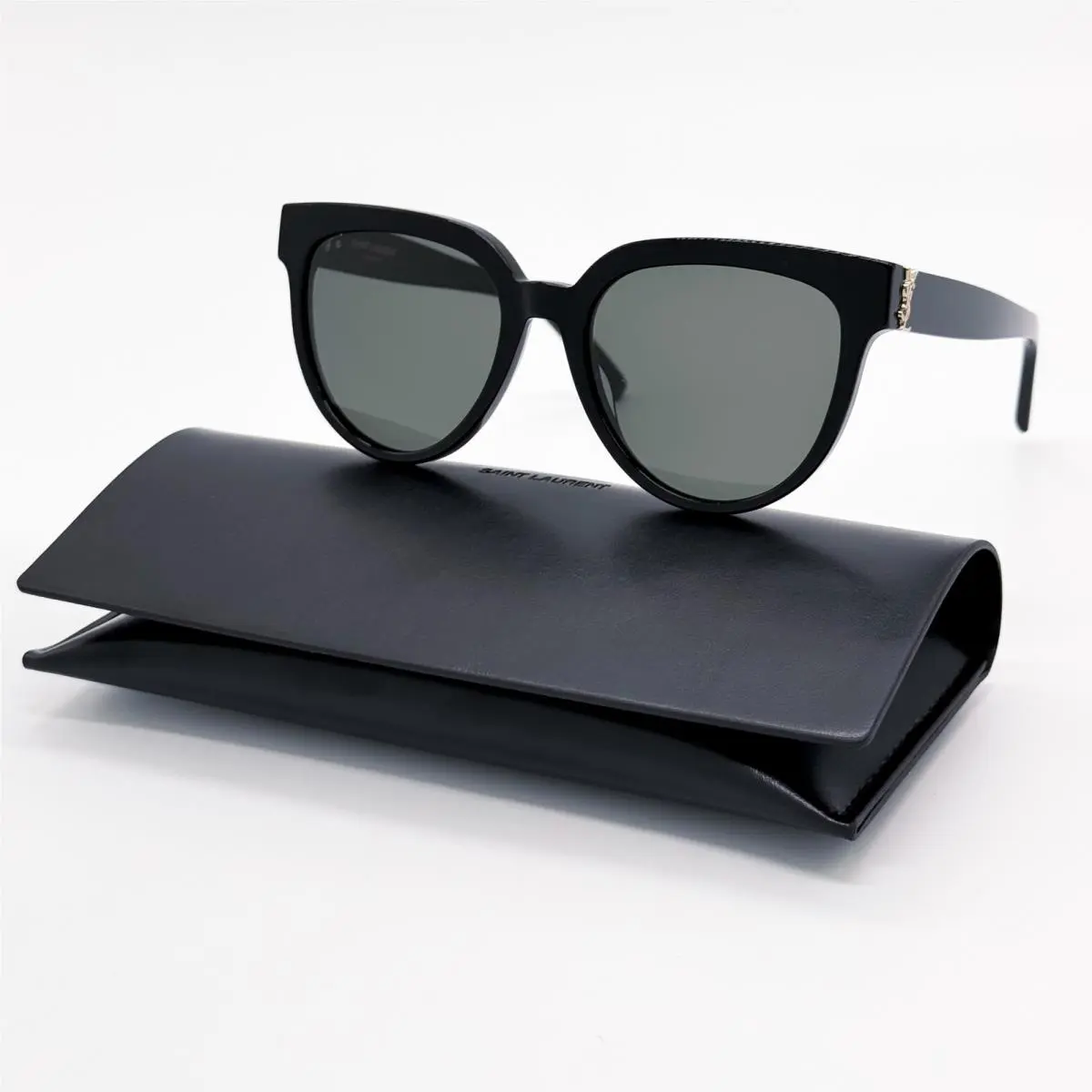 Saint Laurent SL M28 003 Sunglasses Women Black Eyewear by Yves Saint Laurent