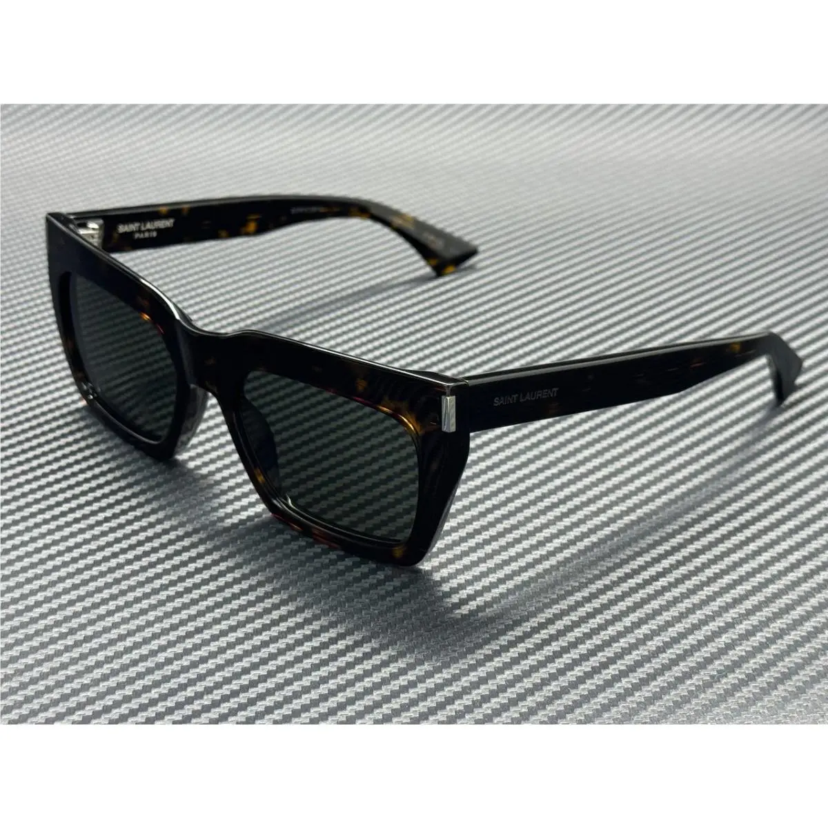 Saint Laurent SL 810 002 Havana Grey Unisex 55 mm Medium Sunglasses by Yves Saint Laurent