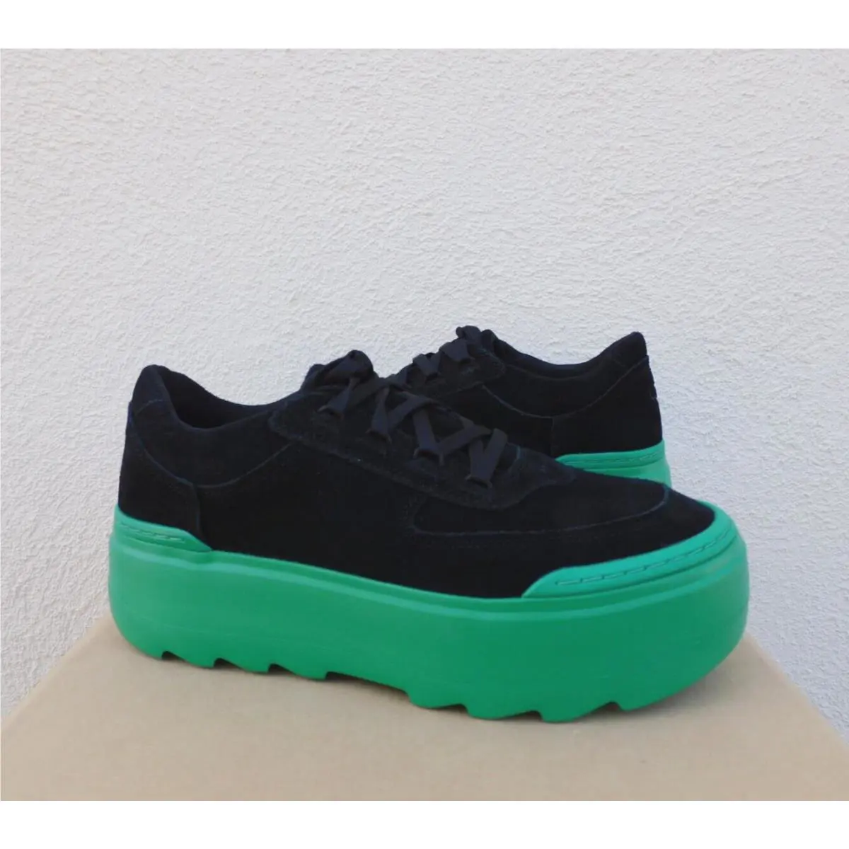UGG shoes - UGG Marin Lace Platform Sneaker - Black (UPC: 195719712624) 0