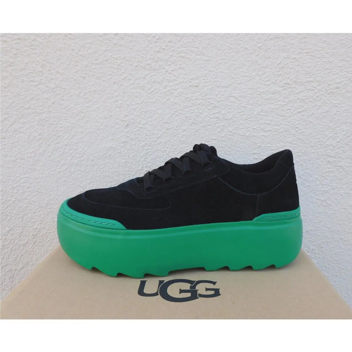UGG shoes - UGG Marin Lace Platform Sneaker - Black (UPC: 195719712624) 1