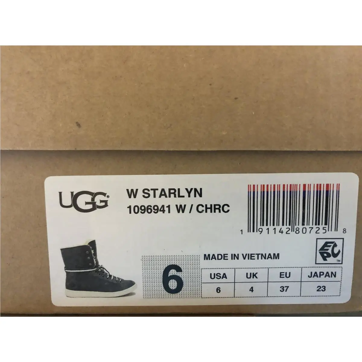 UGG shoes - UGG Starlyn - Starlyn - Charcoal (UPC: 191142807258) 5