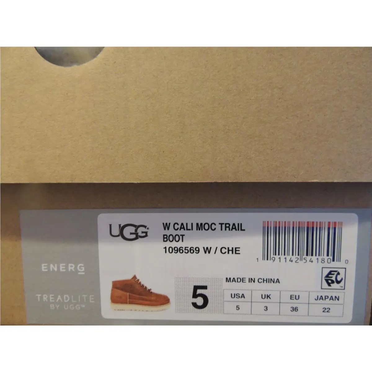 UGG shoes - UGG Cali Moc Trail Boot - Chestnut (UPC: 191142541800) 4