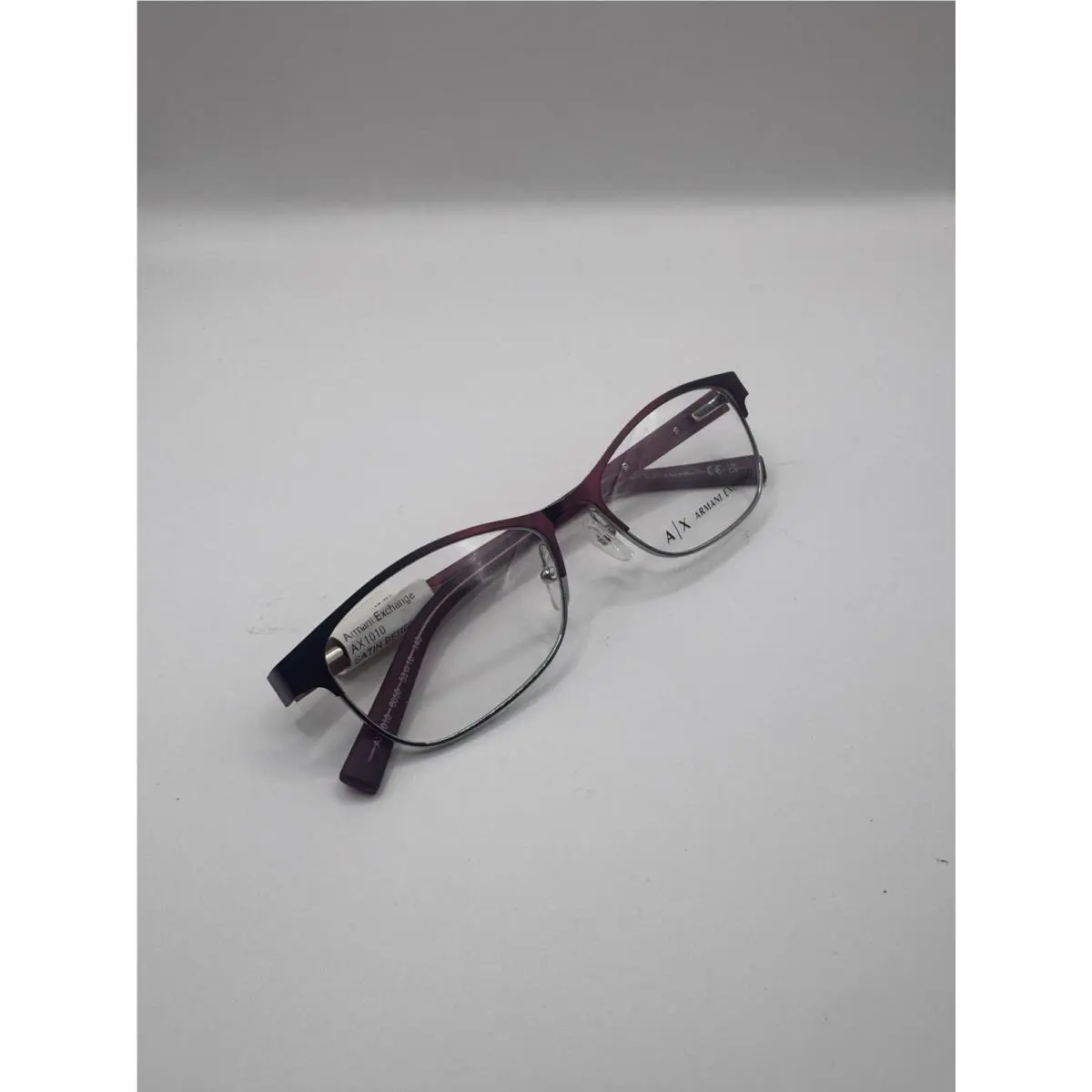 Armani Exchange AX1010 Eyeglasses Frame Satin Berry 53 16-140