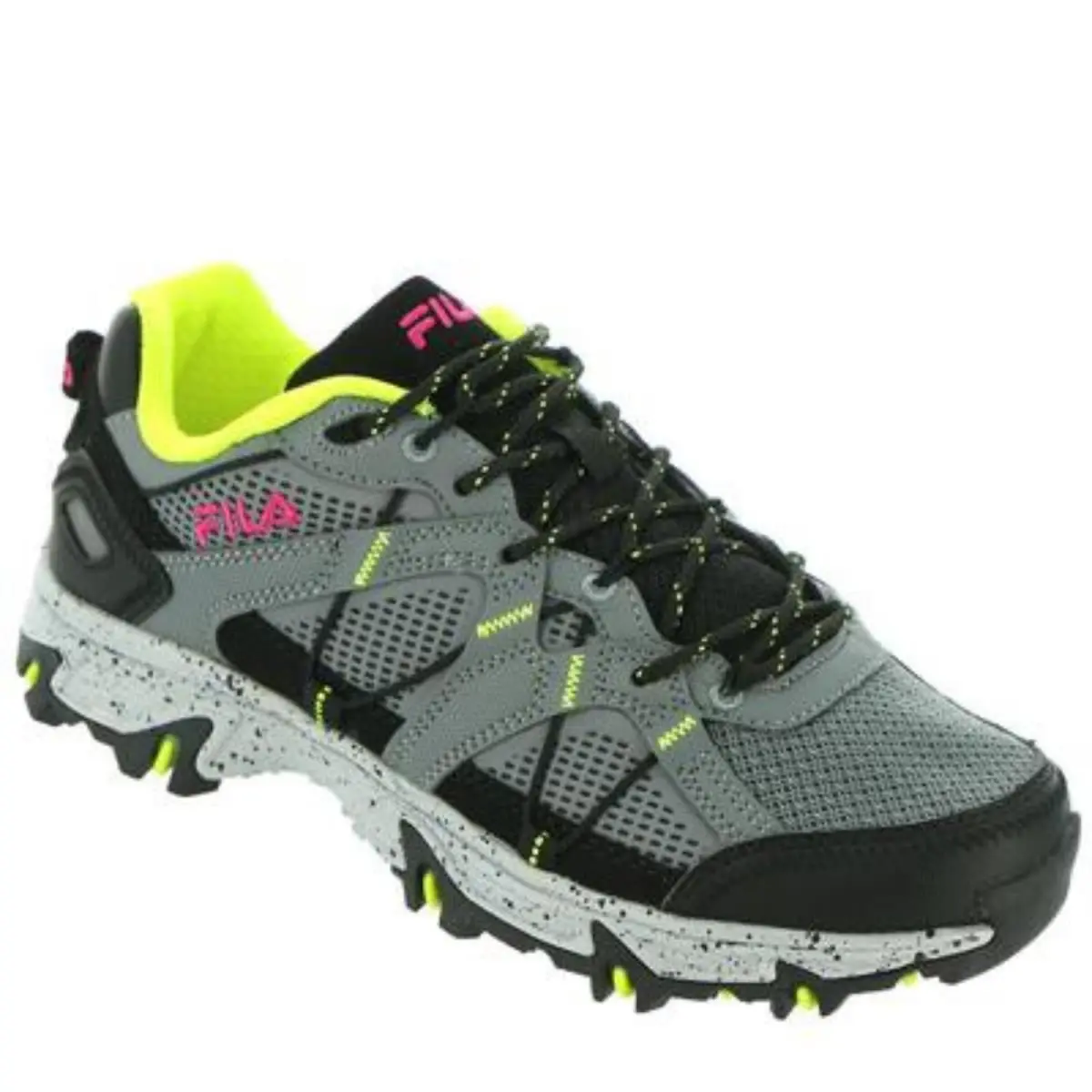 Fila Grand Tier 5JM01658-055 Sneakers Women`s 7 Gray Trail Running Shoes GAL723