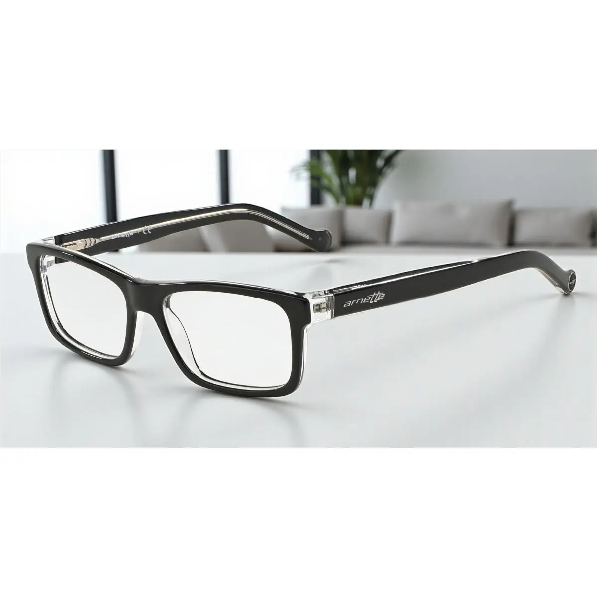 Arnette AN7085 1019 Scale Black Traslucent Demo Lens 49 mm Men`s Eyeglasses